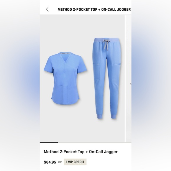 Fabletics Scrub Set - Picture 1 of 6